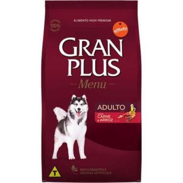 Imagem de Ração Para Cães Adultos Gran Plus Carne E Arroz 15kg - ONGPET