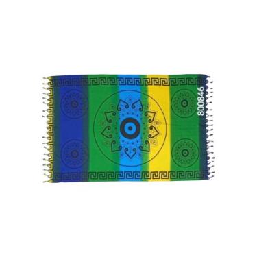 Imagem de Canga de praia Mandala em poliéster - Corpo Dourado Moda Praia, Mandal