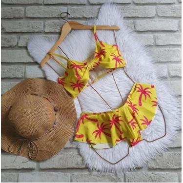 Imagem de biquine sainha - Tm looks, Amarelo