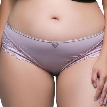 Imagem de Calcinha Tanga Cintura Alta Com Renda Bruvi, M, Alvorada