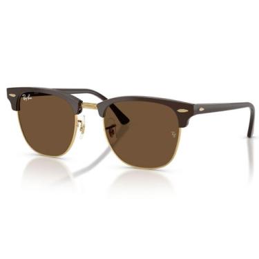 Imagem de Óculos De Sol Ray Ban Clubmaster Classic Marrom RB3016 687853-51