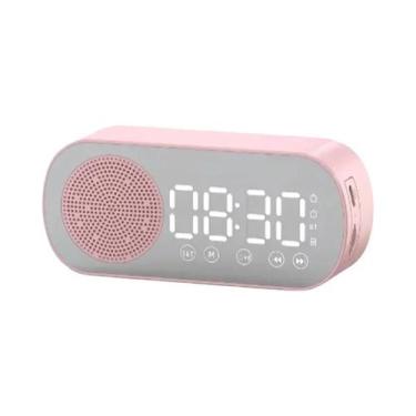 Imagem de Despertador Digital Com Alto-falante Bluetooth E Display LED Espelhado