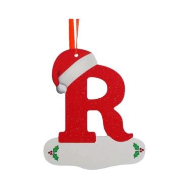 Imagem de Enfeites De Árvore De Natal Com 26 Letras Em Inglês, Decoração Para Ca