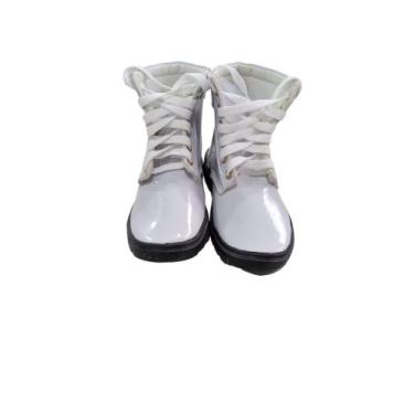 Imagem de Bota Infantil Estilo Coturno Botinha Criança Bebê Menina - B&B, Branco