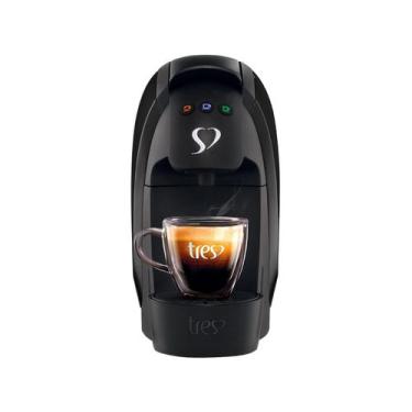 Imagem de Cafeteira Espresso Três Corações Luna Preta 127V - Tres, Preto, 110V