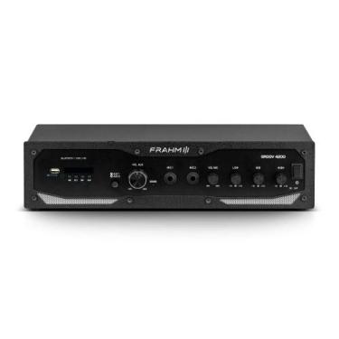 Imagem de Amplificador Receiver Profissional 400W Bluetooth FM USB Classe D 2 Ca