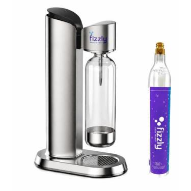 Imagem de Máquina Para Fazer Água Com Gás Gaseificar Água Fizzly Elegance Aço In