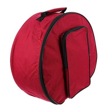 Imagem de Saco De Recipiente De Tambor Mochila De Caixa Bolsa Tom Drum Capa De Tambor Acolchoada Saco De Bateria Preto Caixa De Caixa Tecido Oxford De Tambor Portátil Viagem