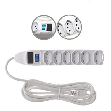Imagem de EXTENSAO ELETRICA 6 TOMADAS FILTRO LINHA FUSIVEL 5M SL7606