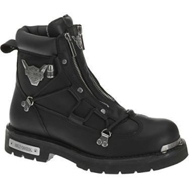 Imagem de Harley-Davidson Bota masculina casual de couro com luz de freio, Preto, 9.5 Wide