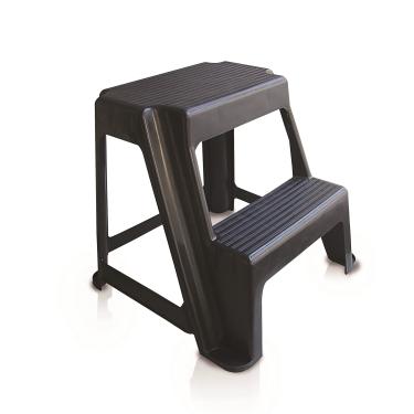 Imagem de Banqueta Escada Com 2 Degraus - Preta