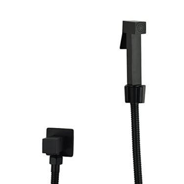 Imagem de Ducha Higienica Black Metal Registro Quadrado 1/4 Volta