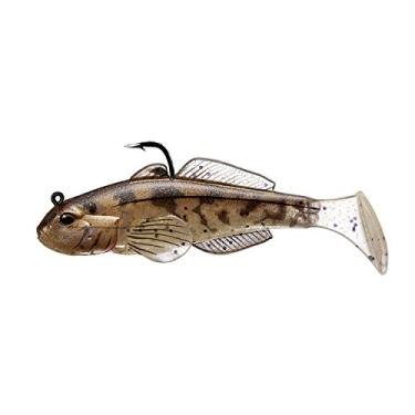 Imagem de Iscas de pesca Goby Paddle Tail Natural-Bronze