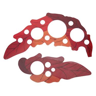 Imagem de Guarda de furo de som de guitarra, forma de folhas de uva dureza moderada material de pvc adesivo de furo de som para guitarra acústica para guitarra folclórica