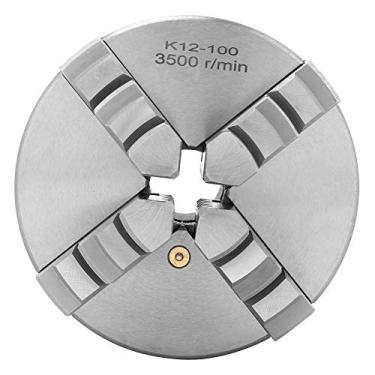 Imagem de Mandril autocentralizado de 4 mandíbulas de 4" K12-100 mm acessório de máquina de torneamento extra para fresadora