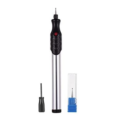 Imagem de KKcare Caneta Micro Gravura Elétrica Mini Máquina Gravadora Sem Fio DIY Ferramentas de Esculpir Kit Graver com Ponta Extra de Diamante Bit Substituição para Jóias DIY Metal Vidro Plástico Madeira Cerâmica Pedra