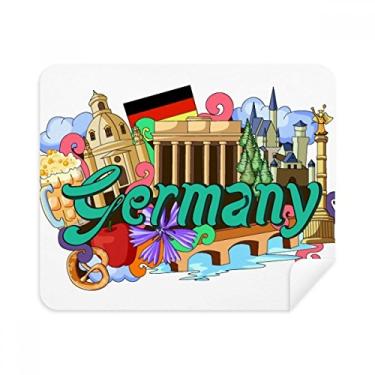 Imagem de New Swan Stone Castle Beer Germany Graffiti pano de limpeza limpador de tela 2 peças tecido de camurça