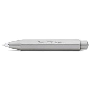 Imagem de Kaweco STEEL Lapiseira esportiva de 0,7 mm HB I de aço inoxidável com design clássico I Lapiseira de grafite de 10,5 cm