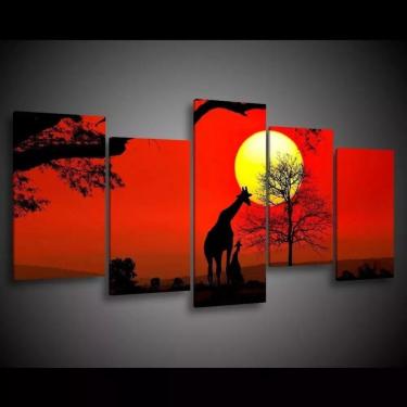 Imagem de Quadro Decorativo 129x63 Sala Quarto Arte Sol