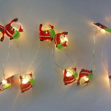 Imagem de Cordão Luminoso Natalino 1 Metro Led 10 Mini Noel Taschibra