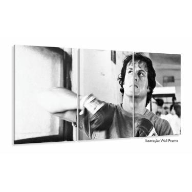 Imagem de Quadro decorativo Rocky Balboa Retrô - - Tela em Tecido