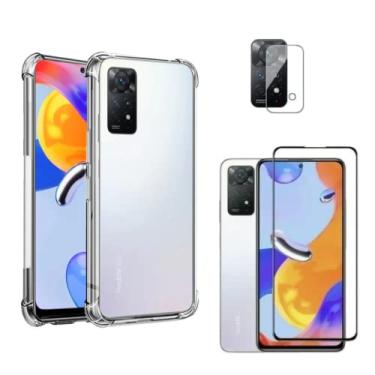 Imagem de Capa Anti Impacto para Xiaomi Redmi Note 11 Pro 5G + Película de Vidro 3D + película de Câmera - (C7COMPANY)