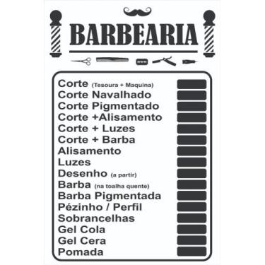 Imagem de Barbearia Barbershop Banner Preços Cortes Tabela De Preços - Gustavo S