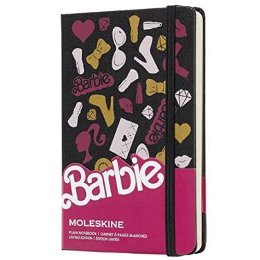 Imagem de Caderno Barbie, Moleskine, Sem Pauta, Preto, Tamanho de Bolso
