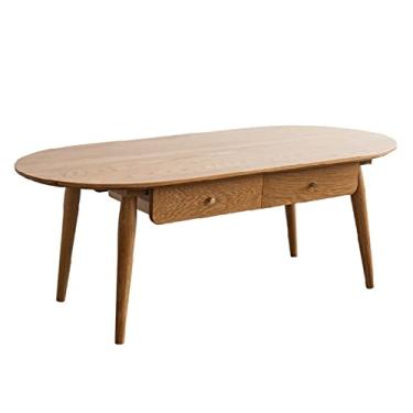 Imagem de Mesa de canto de mesa lateral mesa de centro nórdica móveis de sala de estar mesa de chá mesa de centro mesa de centro mesa de chá mesa de centro (tamanho: 1,2 * 0,6 * 0,45 m)