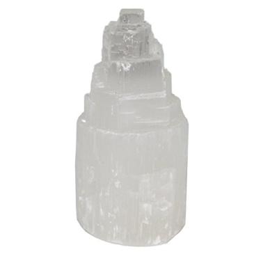 Imagem de Crystalo - Arranha-céu selenita (1 peça) - ~ 10 cm de altura