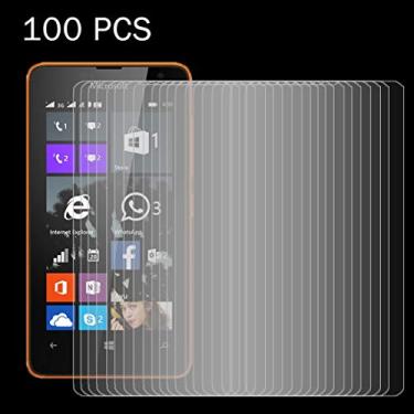 Imagem de VGOLY Protetor de tela 100 PCS para Microsoft Lumia 430 0.26mm 9H+ Dureza de Superfície 2.5D Filme de Vidro Temperado à Prova de Explosão