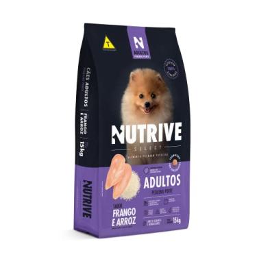 Imagem de Nutrive Select Cães Adultos Pequeno Porte Frango e Arroz 15kg