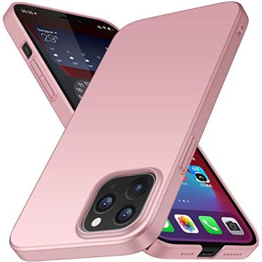 Imagem de Capa Capinha Para iPhone 14 Pro Tela 6.1 Case Acr�lica Fosca Fina Premium (Ros�)