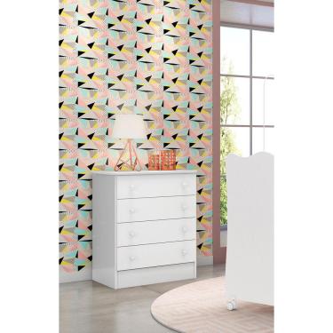 Imagem de Cômoda Infantil Doce Sonho 777 Qmovi Branco