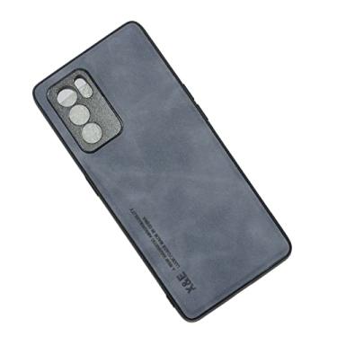 Imagem de Kepuch Silklike Capa para Oppo Realme 6 Pro - Case Placa de Metal Embutida para Oppo Realme 6 Pro - Azul