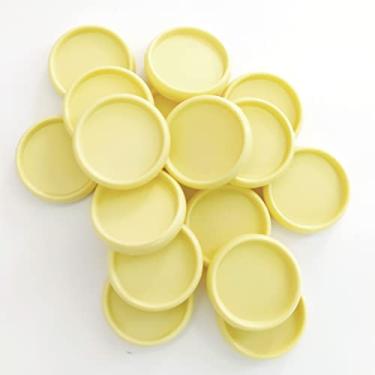 Imagem de Kit 12 Discos M 24mm de Caderno Infinito Sistema Inteligente Amor Infinito Cadernos - Liso (Amarelo Claro)