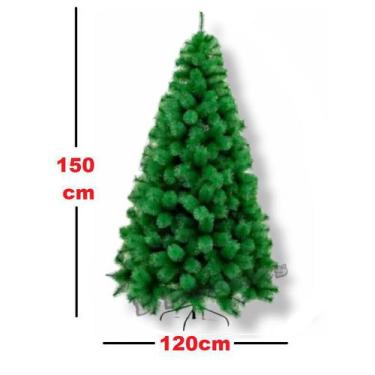 Imagem de Árvore Verde Pinheiro De Natal 1,50M Modelo Luxo 260 Galhos - D' Prese