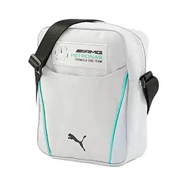 Imagem de PUMA Bolsa de ombro portátil Mercedes-AMG Petronas Formula 1 Team F1, Cinza, Clássico