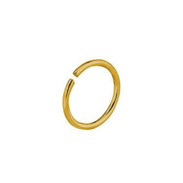 Imagem de Piercing Argola de Nariz Aço Grossa PVD Gold