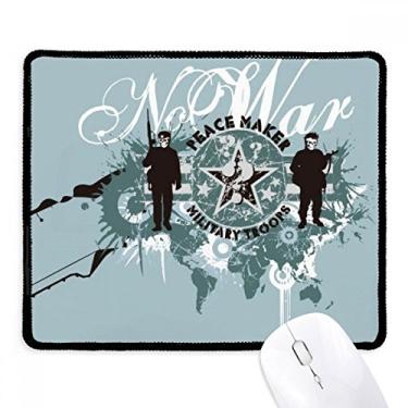 Imagem de Starry War Peace Pattern Graffiti Street Mousepad com borda costurada para jogos