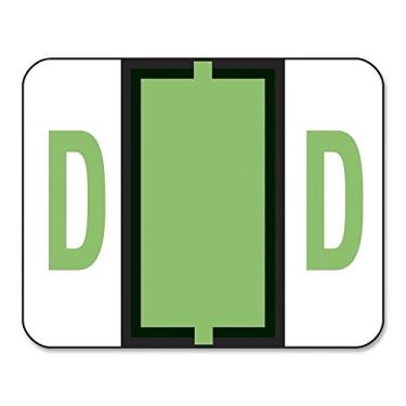 Imagem de Smead Manufacturing Company etiquetas de código de cores, D, 1-1/4" x 1", 500/RL, verde claro