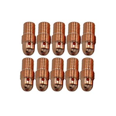 Imagem de RIVERWELD Lanterna de solda 13N28 2,4 mm TIG Collet SR PTA WP 9 20 25 TIG 10 peças