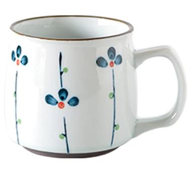 Imagem de PAYNAN Canecas de chá de cerâmica pintadas à mão para criatividade, canecas de café da manhã, decoração de cozinha