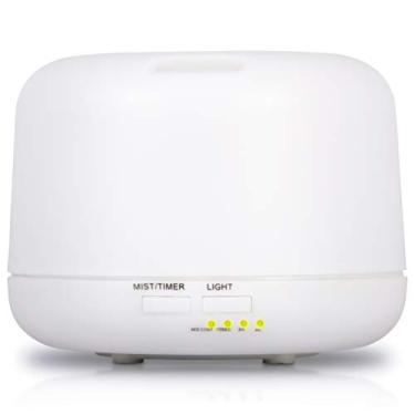 Imagem de Umidificador de Ar Aromatizador de Essencias e Ambiente Difusor Ultrassonico Led Com