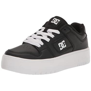 Imagem de DC Tênis de skate feminino Manteca 4 Platform, Preto/branco, 39