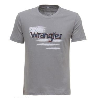 Imagem de Camiseta Masculina Cinza Original Wrangler 31523