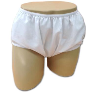 Imagem de Calça Plástica Geriátrica 3 Camadas Lavável Incontinência (M 44/46)