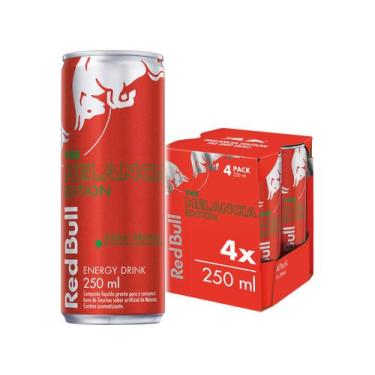 Imagem de Bebida Energética Red Bull Summer Edition Melancia - 250ml 4 Unidades