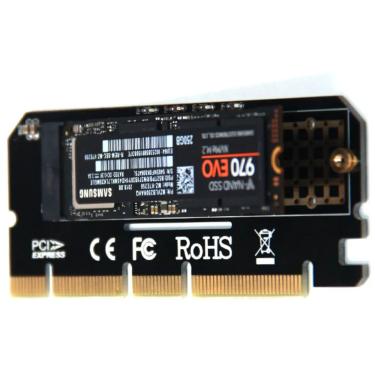 Imagem de M.2 SSD Adaptador PCIE com Liga De Alumínio Shell  Placa De Expansão LED  Interface De Computador