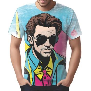 Imagem de Camiseta Camisa Tshirt Estampa Ho.Mem Pop Art Retrato Hd - Enjoy Shop